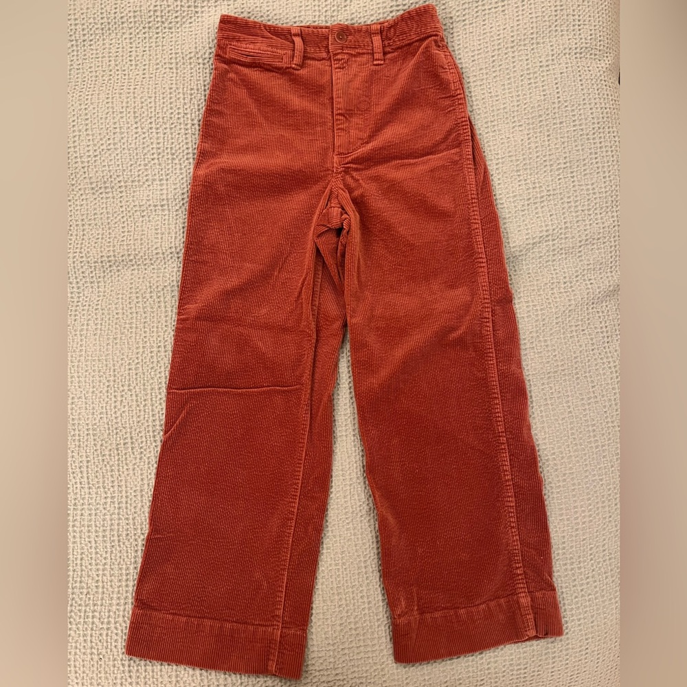 Madewell slim emmet crop pants (corduroy edition)